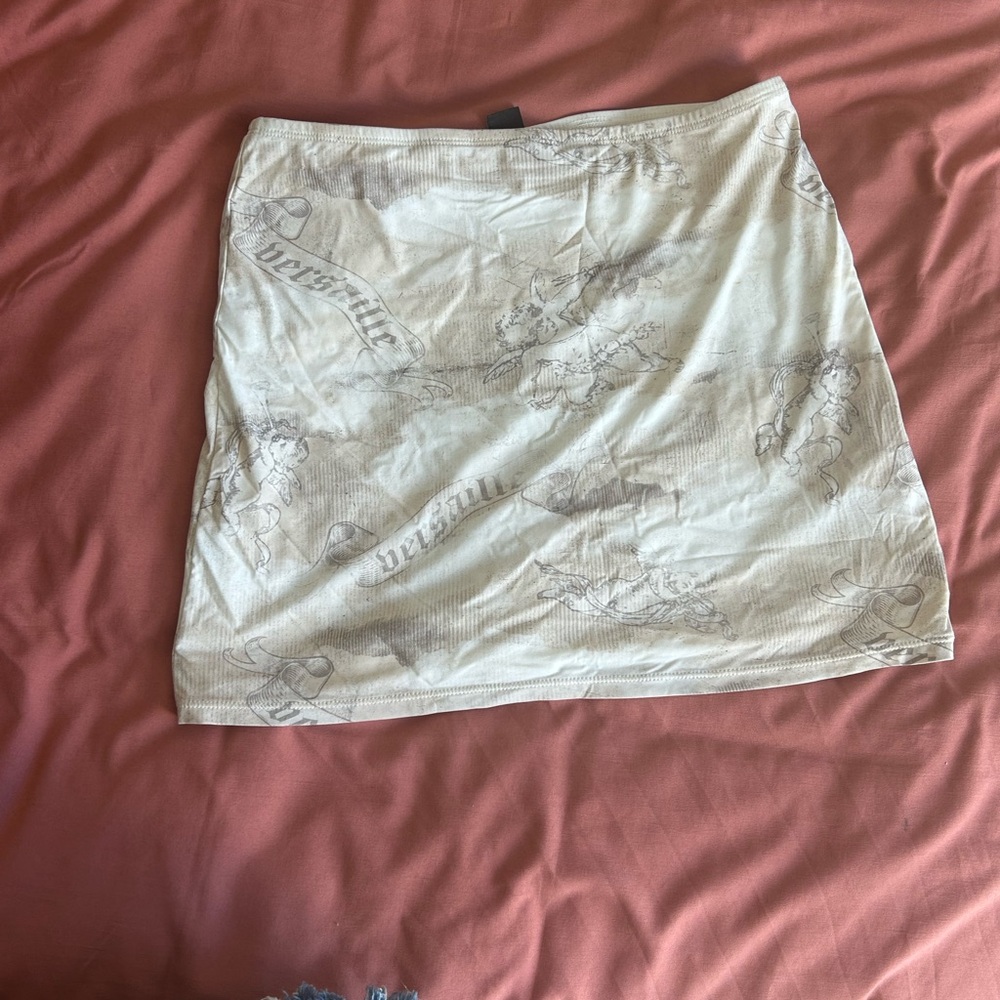 Factorie Beige Pencil Skirt